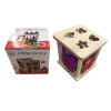 木制正方形智力盒 木质