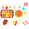 23pcs欢乐美式餐点套装 塑料