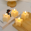 led创意电子蜡烛 单色清装 塑料