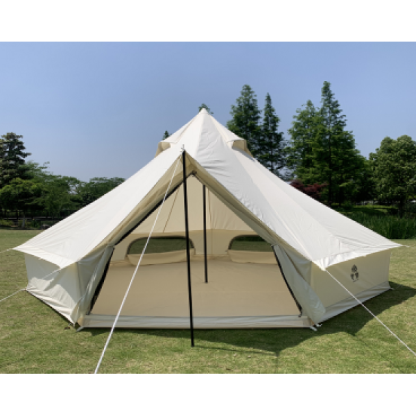 双层大型露营户外棉布帐篷 加厚防水保暖帐篷 纺织品