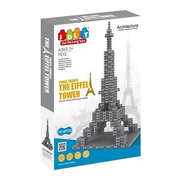 1418pcs巴黎铁塔积木 塑料