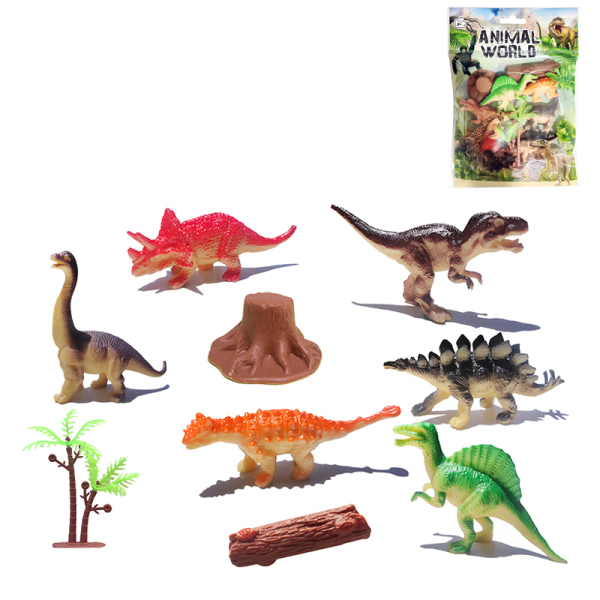 恐龙组合  塑料