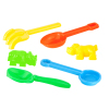 6pcs沙滩工具 塑料