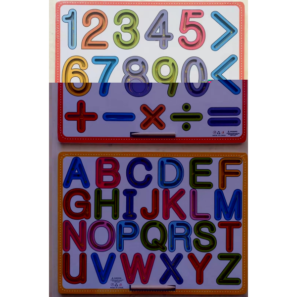 数字字母笔顺100040木质玩具套装 单色清装 木质