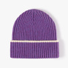 拼色边毛线帽 中性 56-60CM 冬帽 90%聚酯纤维 10%羊毛