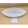 白色瓷器餐盘
【48.5*25*4.5CM】 单色清装 陶瓷