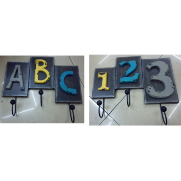 ABC和123两款3挂钩