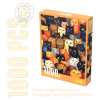 1000(pcs)丝绒拼图-猫咪集合 纸质
