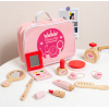 粉色化妆包a款4725A0木质玩具套装 单色清装 木质