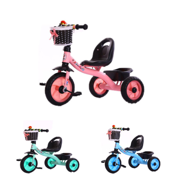 儿童三轮车 脚踏三轮车 塑料