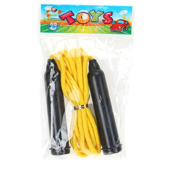黑色手柄实色棉绳跳绳(30只/中包) 塑料