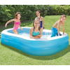 豪华长方形水池充气儿童游泳池 塑料