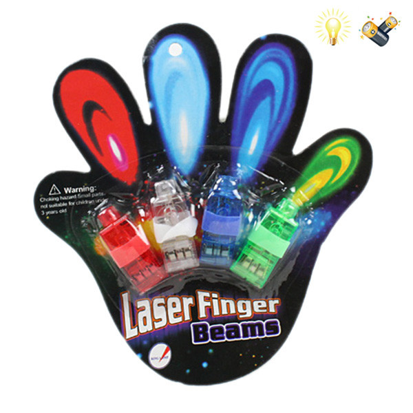 4只庄手指灯带包电 塑料