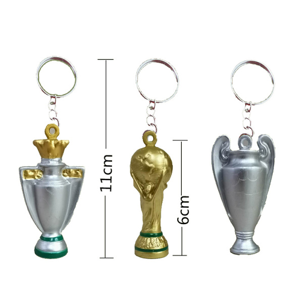 3款式6CM匙扣2022世界杯奖杯  塑料