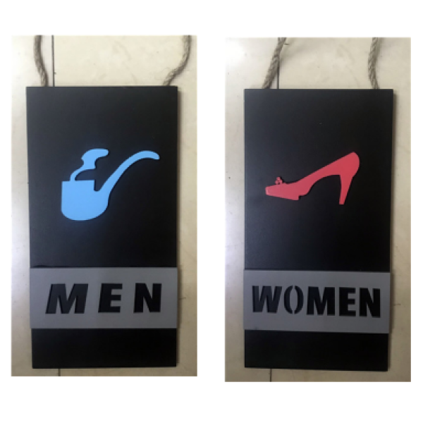 男女厕所2款挂牌