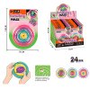 24PCS 3D旋转迷宫益智解压玩具 4色 塑料