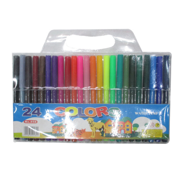 24PCS 水彩笔 塑料