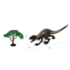 恐龙带树(恐龙颜色随机) 塑料