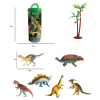 6pcs恐龙动物A套装 塑料