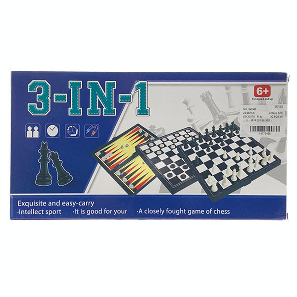 单面铁板磁性棋 游戏棋 三合一 塑料