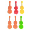 6只卡通小提琴口哨 塑料