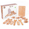 木制原木儿童工具箱 木质