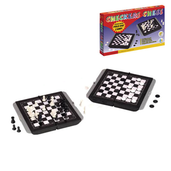 磁性国际象棋+黑白棋游戏 塑料