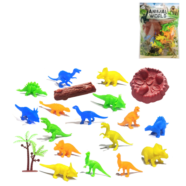 恐龙组合  塑料