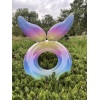 70CM rainbow wing ring 18 silk