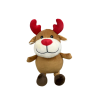 18CM毛绒圣诞驯鹿玩偶 单色清装 纺织品