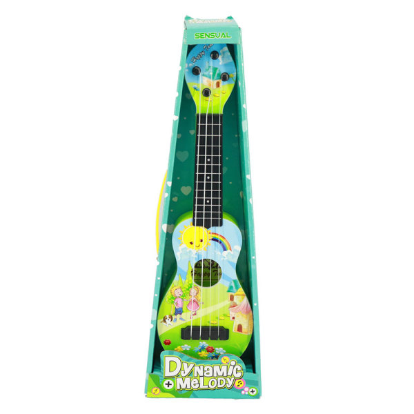 瓜型桃心尼龙四线吉他 塑料