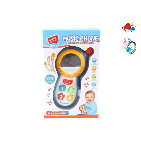 儿童学习手机带语音 按键式 卡通 声音 音乐 不分语种IC 塑料