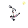 滑板车（新款可折叠带减震带手刹 ） 滑板车 三轮 灯光 塑料