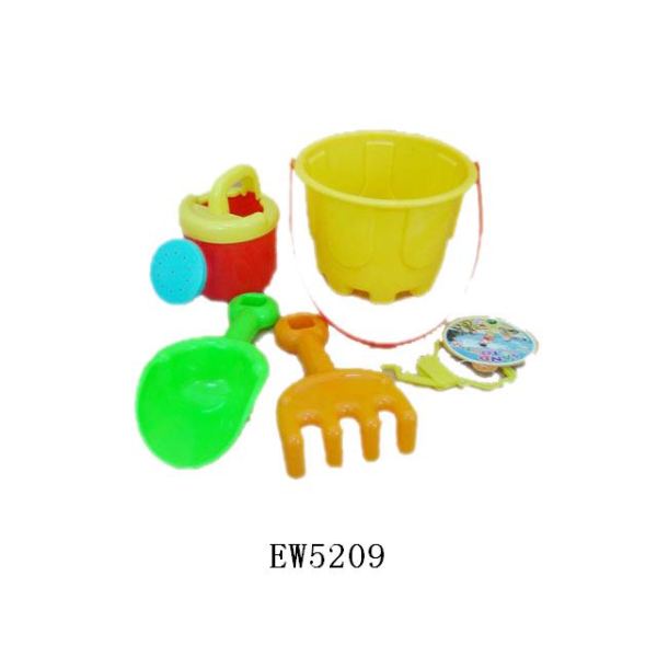 沙滩圆桶,工具组合 塑料
