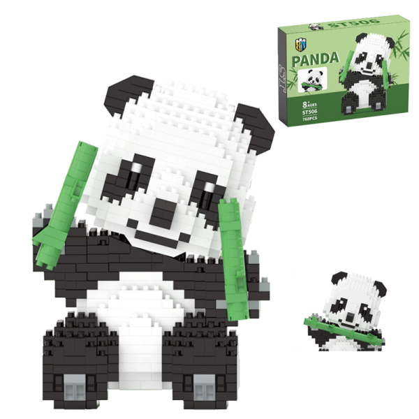 768(pcs)熊猫积木套 塑料