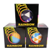 4款式台湾色几何图案彩虹圈 圆形 5-10CM 塑料