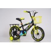 20寸儿童卡通贴纸运动带后座自行车 单色清装 金属