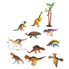 10pcs恐龙动物A套装 塑料