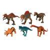 8只装彩绘恐龙套  塑料