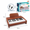 25键木质电钢琴带USB连接线（木色） 仿真 声音 不分语种IC 木质