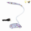 蝴蝶平底台灯带USB线 塑料