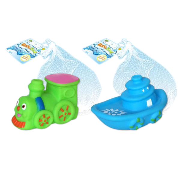 2款式搪胶玩具带B响 塑料