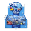 36PCS 12款式海洋动物带卡片 塑料