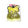 蜜蜂翅膀+裙子+天使棒+发夹2色 布绒