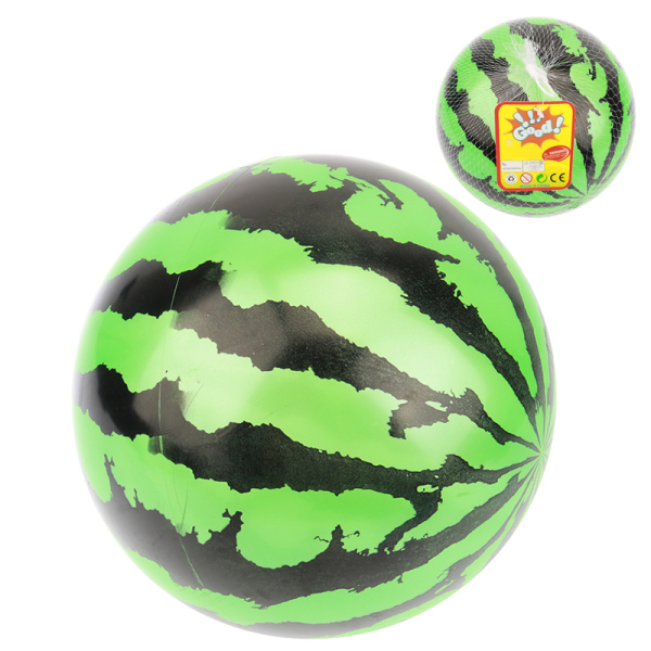 9寸西瓜单印充气球  塑料