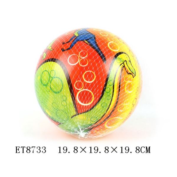 9寸恐龙世界全彩印充气球 塑料