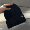 贴标纯色毛线帽 通用 56-60CM 冬帽 100%腈纶