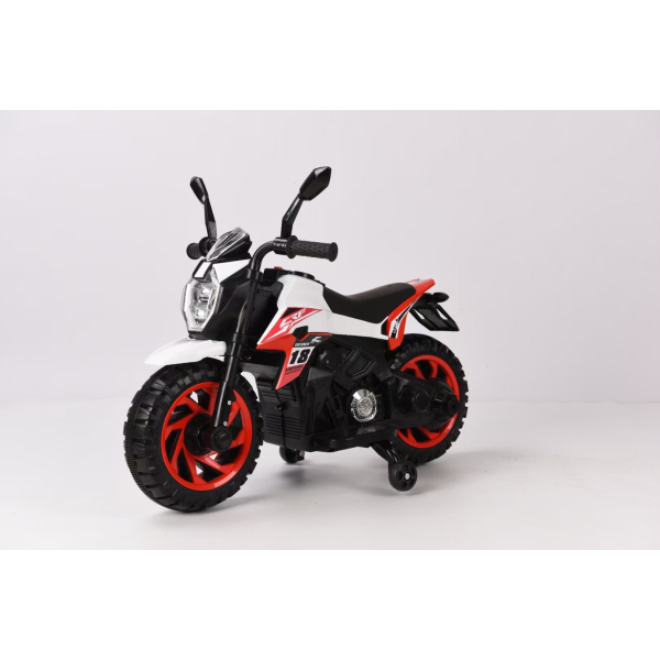儿童电动摩托车 电动 电动摩托车 实色 英文IC 灯光 音乐 塑料轮胎 塑料