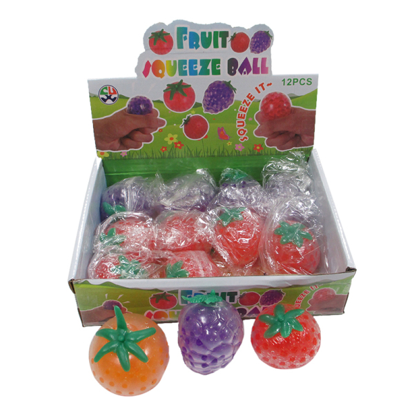 12PCS 3款式水果珠子 塑料