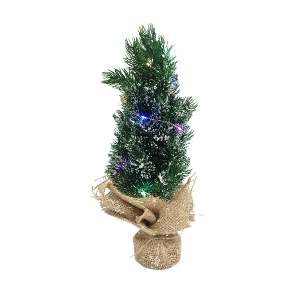 32CM PE圣诞树带灯 单色清装 塑料